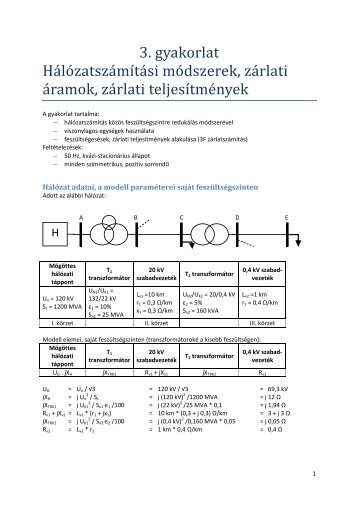 A 3. gyakorlat anyaga