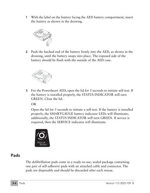 AED G3 Plus Operator and Service Manual - Cardiac Science