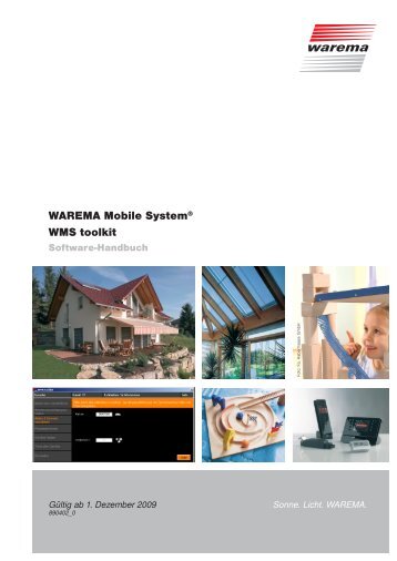 WAREMA Mobile System® WMS toolkit