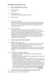 Phosphate - The Association for Clinical Biochemistry