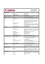 Download Digital IXUS 200 IS - Specification sheet (PDF - Canon