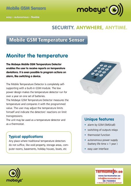 Temperaturlarm