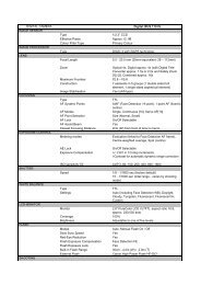 Digital IXUS 110 IS Specifications Sheet - Photography Monthly