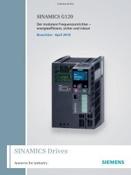 SINAMICS G120 Der modulare Frequenzumrichter