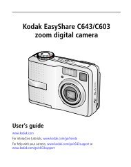 Kodak EasyShare C643/C603 zoom digital camera - Foto Source ...