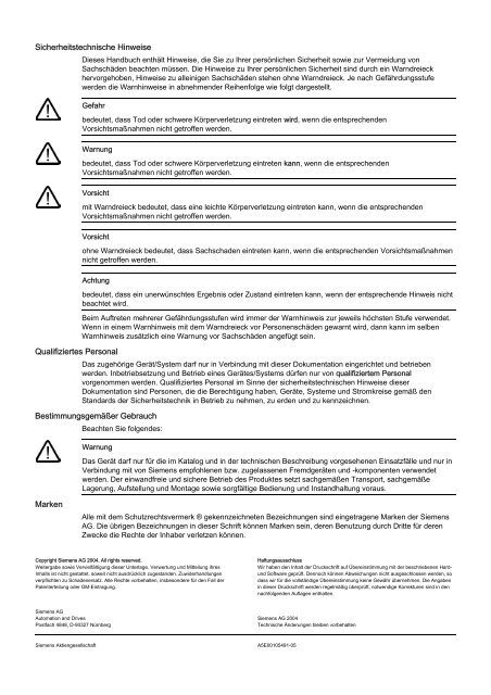 Betriebsanleitung S7-300