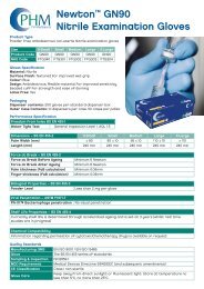 Newton™ GN90 Nitrile Examination Gloves - PH Medisavers Limited