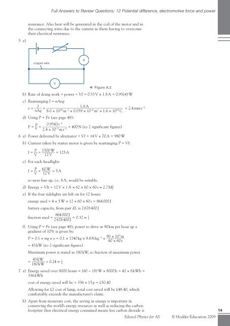 Full Answers to Review Questions - Hodder Plus Home