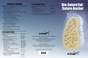 Bio-SutureTak™ Suture Anchor