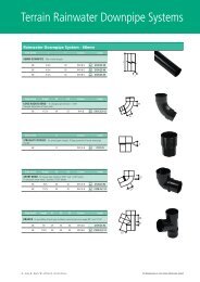 Polypipe Terrain Rainwater 2208.23 Corniche 112 Degree Bend Elbow for 62mm square downpipe WHITE