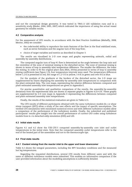 VVER-1000 Coolant Transient Benchmark - OECD Nuclear Energy ...