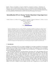 Intensification Of Low Energy Nuclear Reactions ... - LENR-CANR