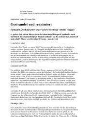 Gestrandet und reanimiert - galerie christian roellin