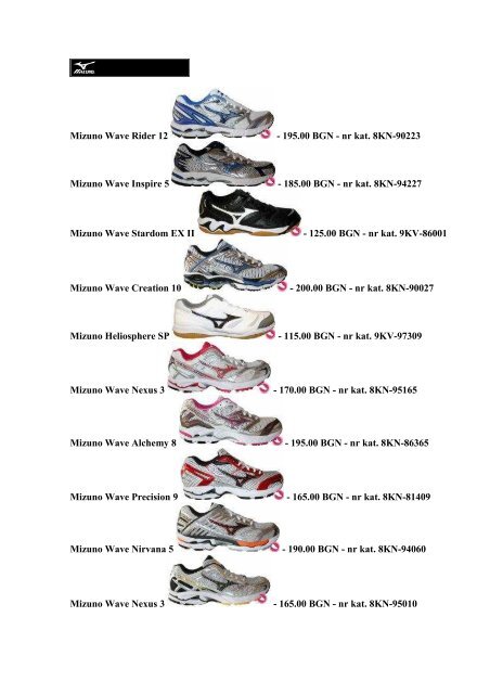 Mizuno Wave Rider 12 195.00 BGN nr kat. 8KN 90223 Mizuno