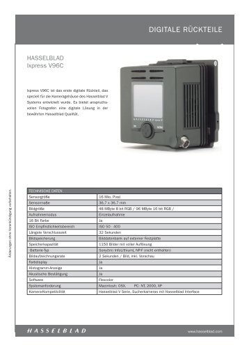 ixpress V96C Data Ge.indd - Leica Camera AG