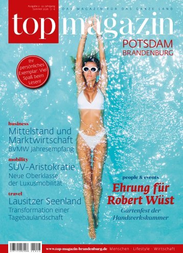 top POTSDAM/BRANDENBURG Sommerausgabe 2026