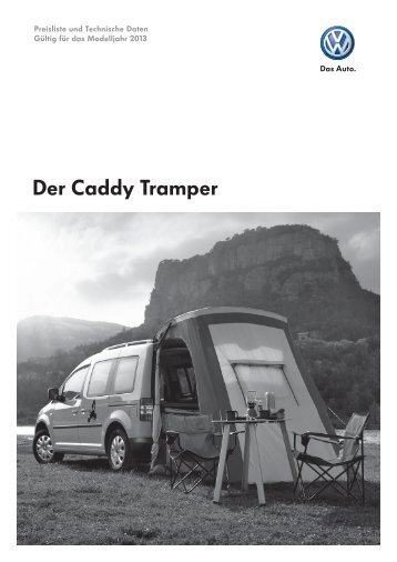 Preisliste Der Caddy Tramper Modelljahr 2013