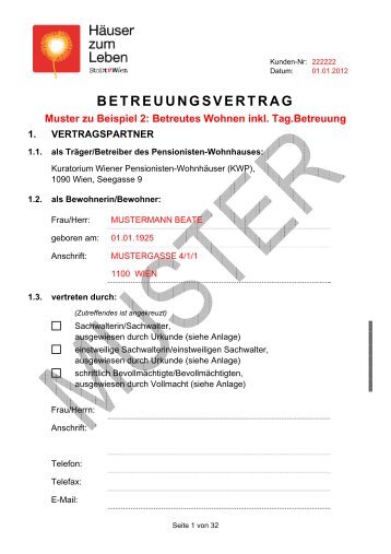 5. SPEZIELLE LEISTUNGEN IM RAHMEN DER BETREUUNGS