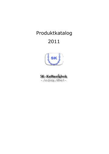 Produktkatalog 2011 - SK-Kettenfabrik