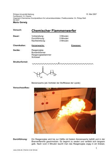 Chemischer Flammenwerfer - ChidS