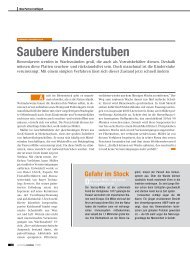 Saubere Kinderstuben - Bayer Technology Services