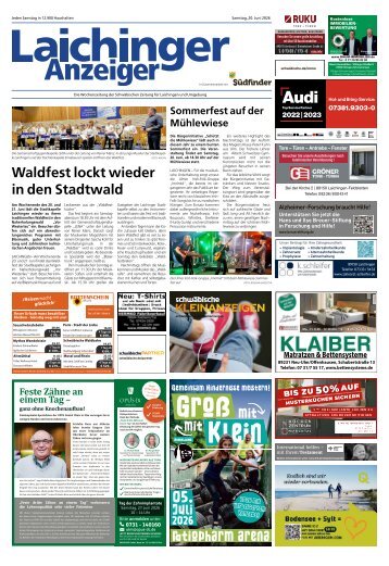 20.06.2026 Laichinger Anzeiger