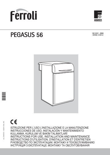 Pegasus 56 Manual - Ferroli