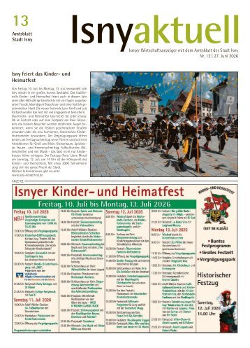 27.06.2026 Isny aktuell