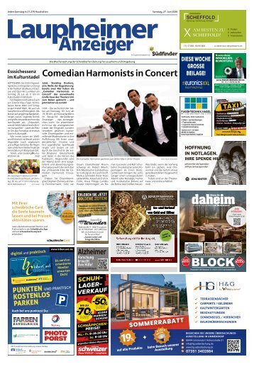 27.06.2026 Laupheimer Anzeiger