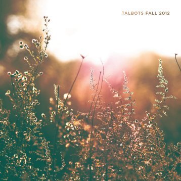 TALBOTS fALL 2012 - Talbots PR