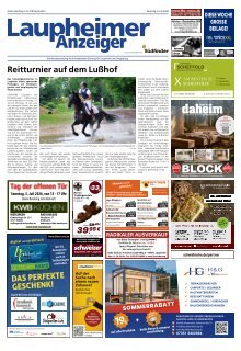 04.07.2026 Laupheimer Anzeiger
