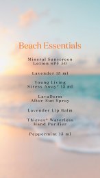 Holiday Essentials Workshop