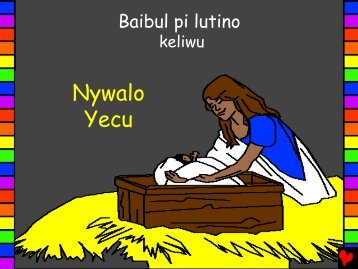 The Birth of Jesus Acholi PDA - Bible for Children