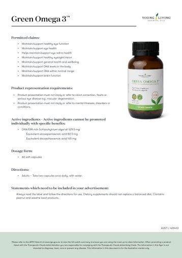 Green Omega 3 PCP