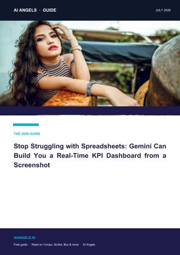From Screenshot to Live Dashboard: How Gemini and AI Angels Automate KPI Tracking in 2026