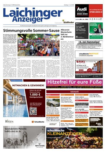 11.07.2026 Laichinger Anzeiger