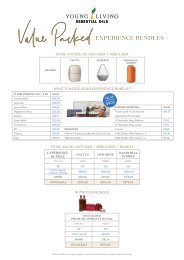 Value Packed Experience Bundles (PEB)
