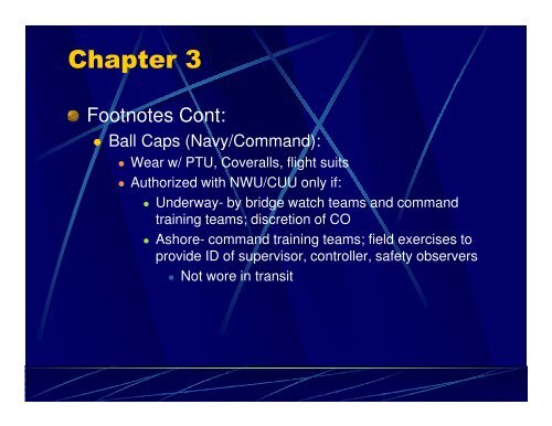 United States Navy Uniform Regulations; NAVPERS 15665 ...