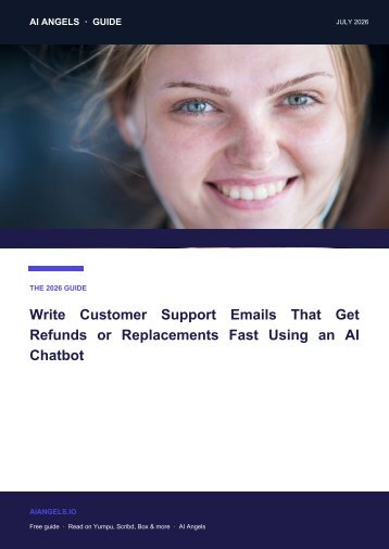 AI Chatbot Customer Support Email Guide 2026: Get Refunds Fast with Unlimited Free AI