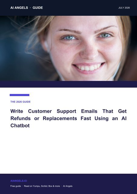 AI Chatbot Customer Support Email Guide 2026: Get Refunds Fast with Unlimited Free AI