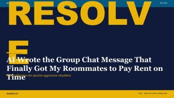 AI Wrote the Group Chat Message That Finally Got My Roommates to Pay Rent on Time — A 13-Slide Visual Guide for