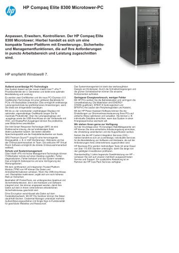 HP Compaq Elite 8300 Microtower-PC - MODUS Consult AG