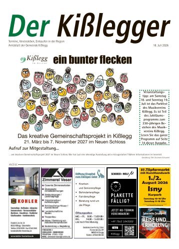 18.07.2026 Der Kißlegger
