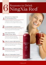 6 Reasons to Drink NingXia Red Poster