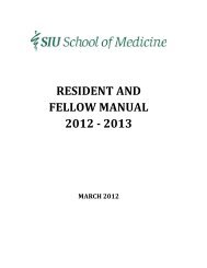 Responsible Use Guidelines - SIU School of Medicine