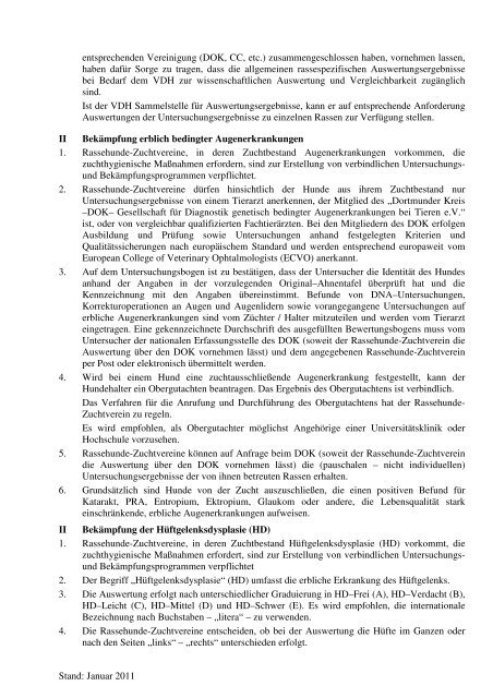 VDH-Zuchtprogramm/Zuchtstrategie - Dalmatiner Verein ...