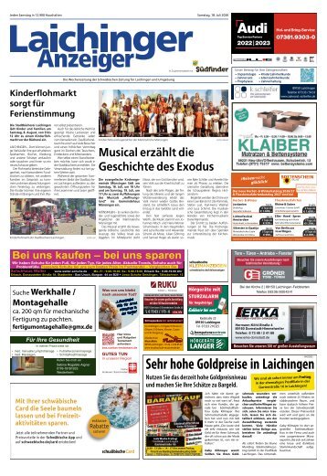 18.07.2026 Laichinger Anzeiger