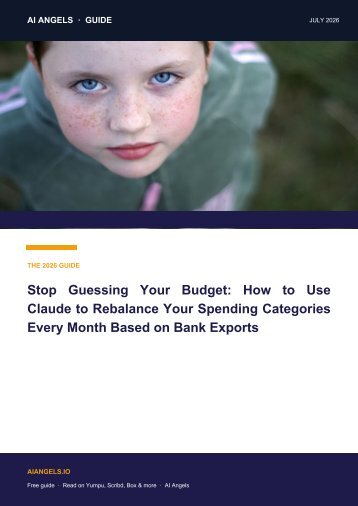 2026 Guide: Rebalance Your Budget Monthly with Claude and Bank CSV Exports