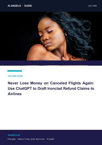 ChatGPT Travel Refund Guide 2026: Draft Ironclad Airline Claims for Canceled Flights