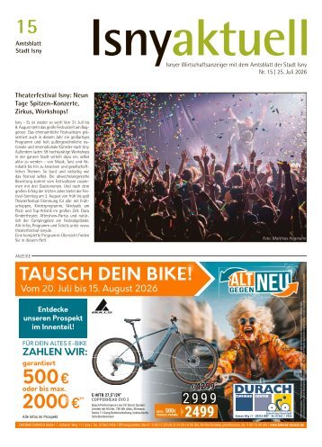25.07.2026 Isny aktuell